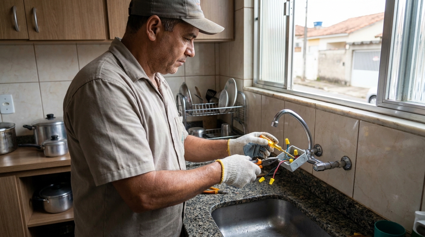 Adequação de Ponto Elétrico no Parque Campolim, Sorocaba‑SP