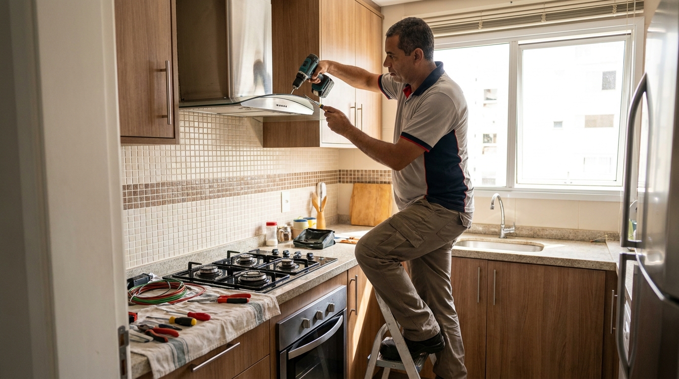 Instalação de Exaustor em Aparecida, Sorocaba‑SP
