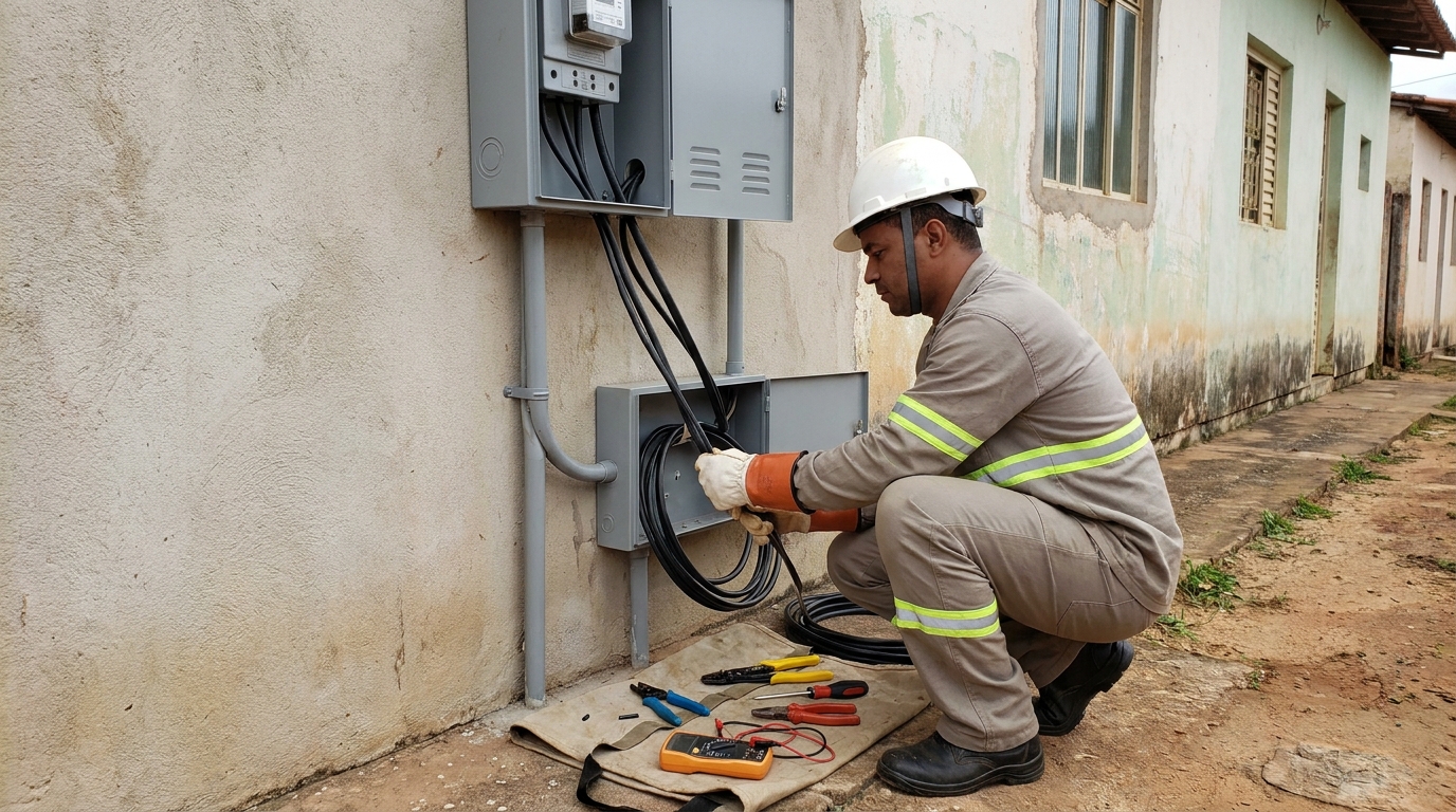 Regularização de Entrada de Energia no Caputera, Sorocaba‑SP