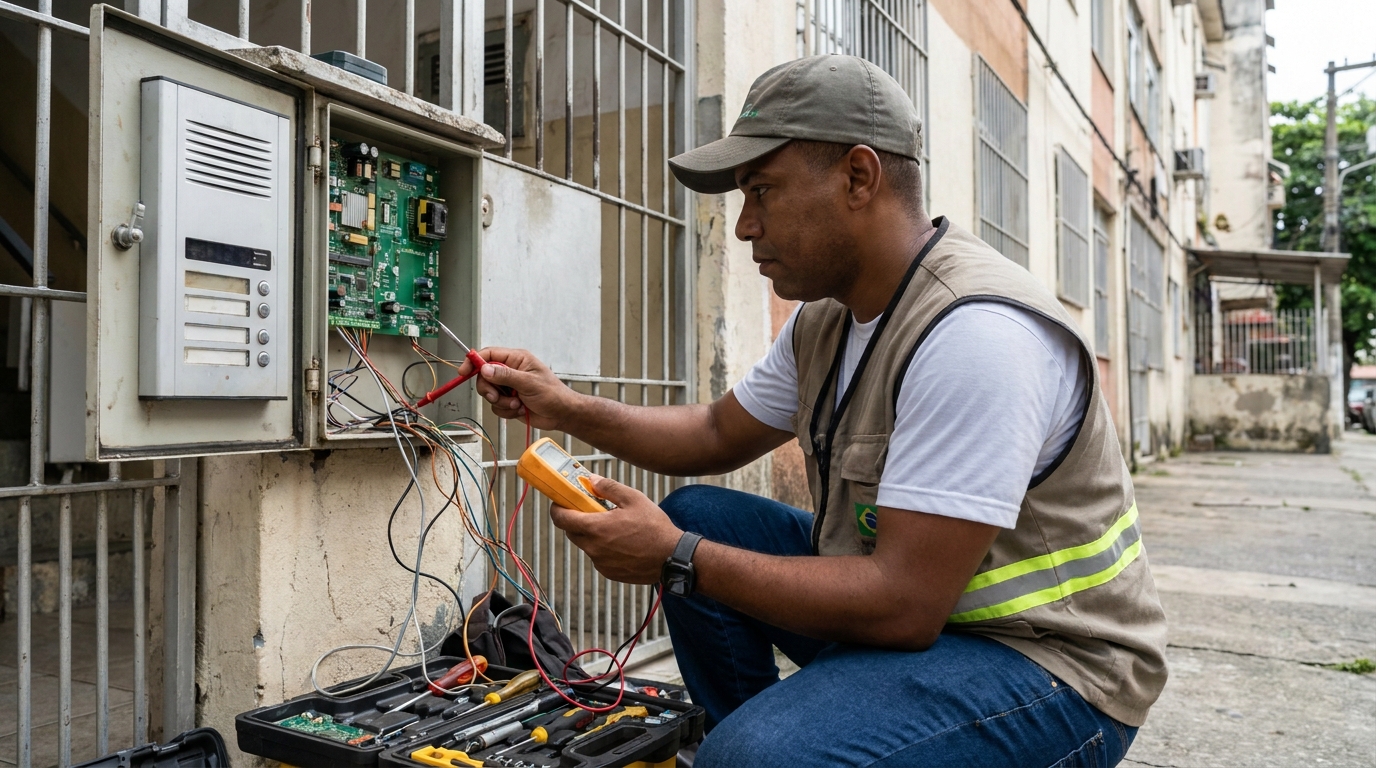 Reparo de Placa e Campainha no Recreio dos Sorocabanos, Sorocaba‑SP
